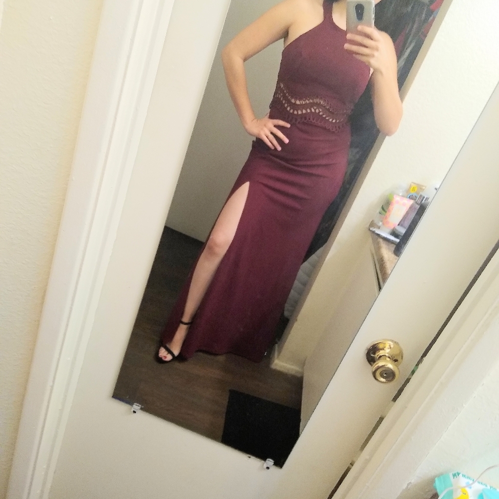 Sequin hearts dress